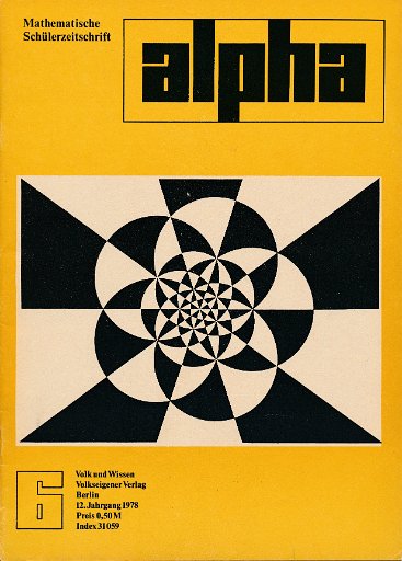 alpha 1978/6 Mathematische Schülerzeitschrift DDR