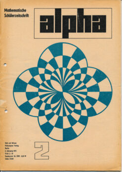 alpha 1972/2 Mathematische Schülerzeitschrift DDR