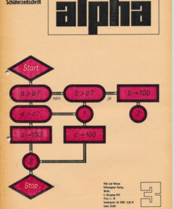 alpha 1972/3 Mathematische Schülerzeitschrift DDR