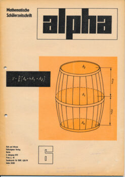 alpha 1972/6 Mathematische Schülerzeitschrift DDR