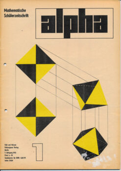 alpha 1973/1 Mathematische Schülerzeitschrift DDR