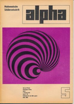 alpha 1973/5 Mathematische Schülerzeitschrift DDR