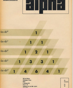 alpha 1974/6 Mathematische Schülerzeitschrift DDR