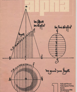 alpha 1986/1 Mathematische Schülerzeitschrift DDR