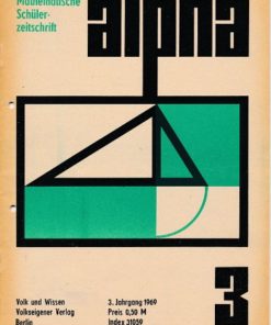 alpha 1969/3 Mathematische Schülerzeitschrift DDR