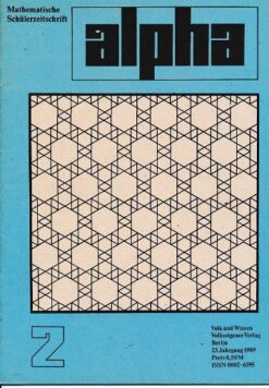 alpha 1989/2 Mathematische Schülerzeitschrift DDR