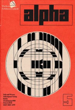alpha 1989/5 Mathematische Schülerzeitschrift DDR