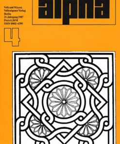 alpha 1987/4 Mathematische Schülerzeitschrift DDR