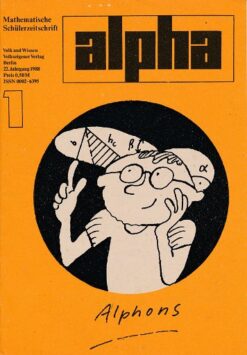 alpha 1988/1 Mathematische Schülerzeitschrift DDR