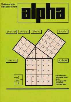 alpha 1988/3 Mathematische Schülerzeitschrift DDR