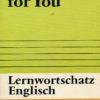 Lernwortschatz Englisch   DDR-Lehrbuch