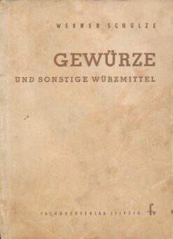 Gewürze und sonstige Würzmittel   DDR-Broschüre