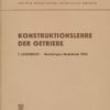 Konstruktionslehre der Getriebe   DDR-Lehrheft