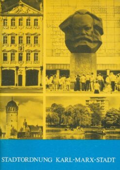 Stadtordnung Karl-Marx-Stadt   DDR-Heft