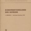 Konstruktionslehre der Getriebe   DDR-Lehrheft