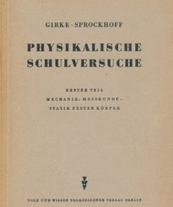 Physikalische Schulversuche  DDR-Lehrmaterial
