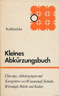 Kleines Abkürzungsbuch