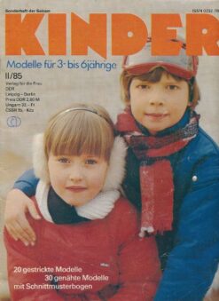Mode-Zeitschrift Kinder II / 1985 DDR Saison
