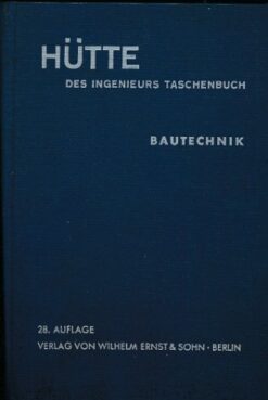 Des Ingenieurs Taschenbuch Bautechnik