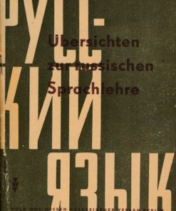 Übersichten zur russischen Sprache   DDR-Lehrbuch