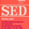 Das Wohnungsbauprogramm der DDR für die Jahre 1976 bis 1990