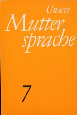 Unsere Muttersprache Klasse 7  DDR-Lehrbuch