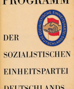 Programm der Sozialistischen Einheitspartei Deutschlands