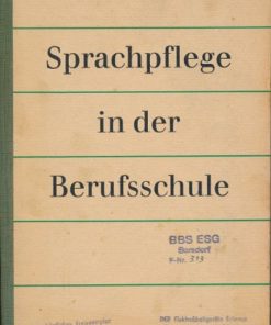 Sprachpflege in der Berufsschule