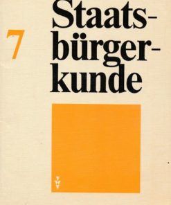 Staatsbürgerkunde Klasse 7  DDR-Lehrbuch