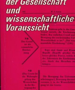 Gesetze der Gesellschaft und wissenschaftliche Voraussicht