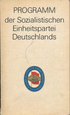 Programm der Sozialistischen Einheitspartei Deutschlands