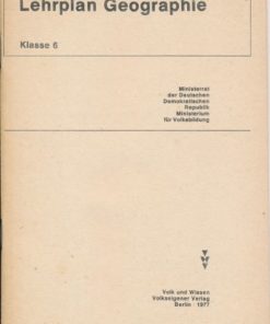 Lehrplan Geographie Klasse 6  DDR-Lehrmaterial