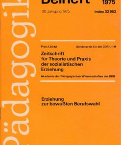 Pädagogik Beiheft 2/1975