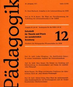 Pädagogik Heft 9, 10, 11 und 12/1971