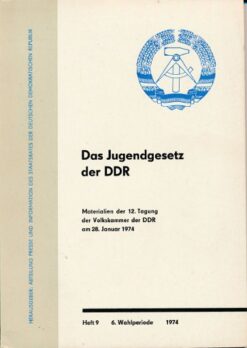 Das Jugendgesetz der DDR