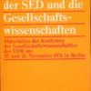 Der IX. Parteitag der SED und die Gesellschaftswissenschaften