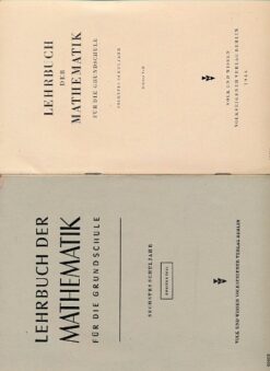 Lehrbuch der Mathematik für die Grundschule  6.Schuljahr  2.und 3.Teil  DDR-Lehrbuch