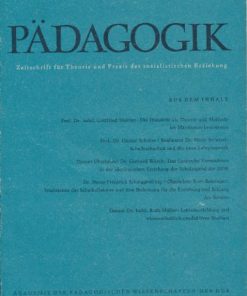 Pädagogik Heft 5, 6, 7, 9 und 10/1970