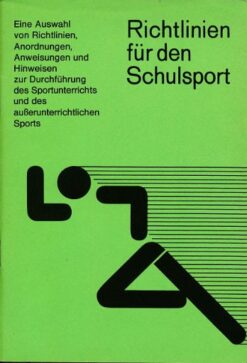 Richtlinien für den Schulsport  DDR-Lehrmaterial