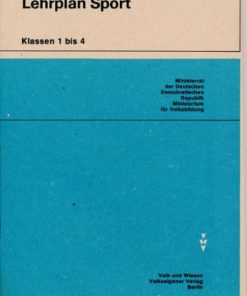 Lehrplan Sport Klassen 1 bis 4  DDR-Lehrermaterial
