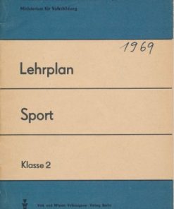 Lehrplan Sport Klasse 2  DDR-Lehrermaterial