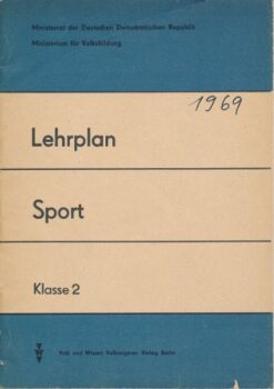 Lehrplan Sport Klasse 2  DDR-Lehrermaterial