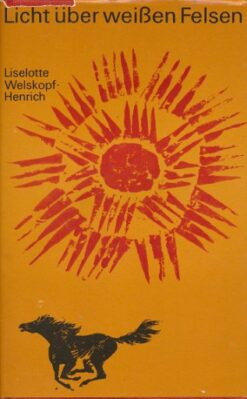 Licht über weißen Felsen