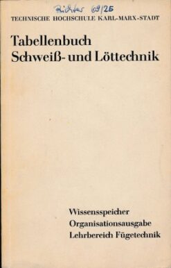 Tabellenbuch Schweiß- und Löttechnik