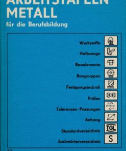 Arbeitstafeln Metall für die Berufsausbildung