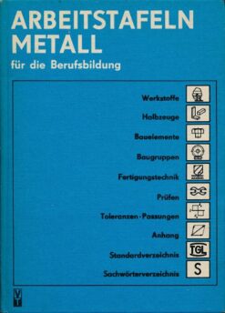 Arbeitstafeln Metall für die Berufsausbildung