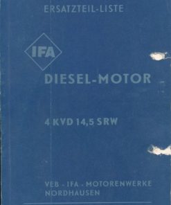 IFA Diesel-Motor Ersatzteilliste