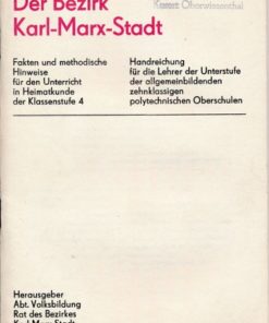 Der Bezirk Karl-Marx-Stadt  DDR-Lehrermaterial