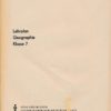 Lehrplan Geographie Klasse 7  DDR-Lehrermaterial