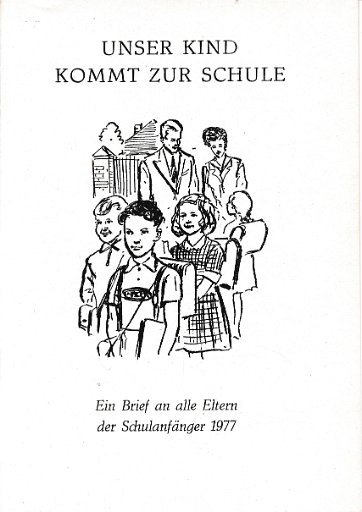 Unser Kind kommt zur Schule